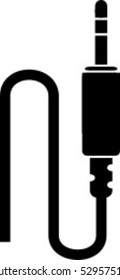 jack audio input with cable