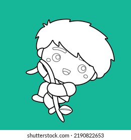 Jack and The Beanstalk Digital Stamp