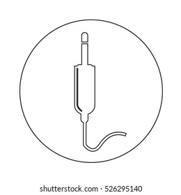jack cable icon illustration design