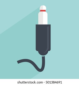 Jack cable isolated vector icon illustration design
