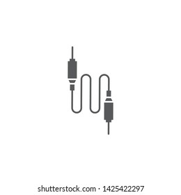 Jack Cable vector icon, isolated on white background
