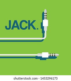 Jack cable vector, universal computer cable