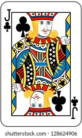 Jack Of Clubs Playing Card