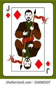 Jack of Diamonds playing card