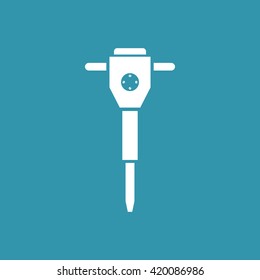 Jack Hammer Icon. Eps-10.