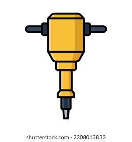 jack hammer icon vector design template in white background