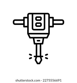 jack hammer icon for your website, mobile, presentation, and logo design.