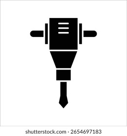 Hammer Hammer Vektor Symbol Linie Vorlage