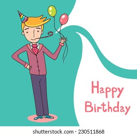 Jack Happy Birthday Background Stock Vector (Royalty Free) 230511868 ...