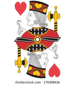 Jack of Heart sin tarjeta. Diseño original