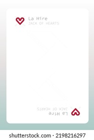 Tarjeta de juego Jack of Hearts