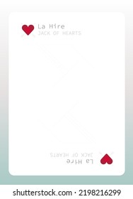 Tarjeta de juego Jack of Hearts