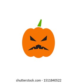 Jack lantern graphic design template vector isolated