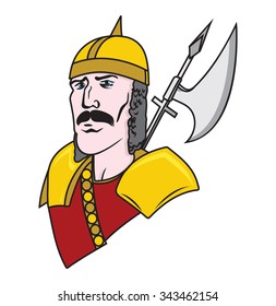 Jack - medieval knight vector illustration