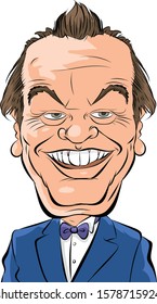 Jack Nicholson Comic Caricature Portrait
