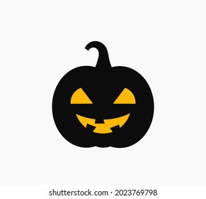 Icono espeluznante de calabaza Jack O Lanter Halloween. Ilustración del vector