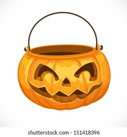 Jack O' Lantern bag for candy on Halloween