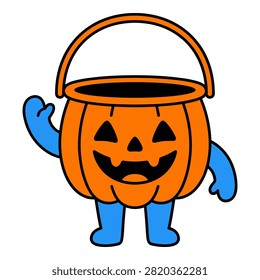 Jack o lantern candy