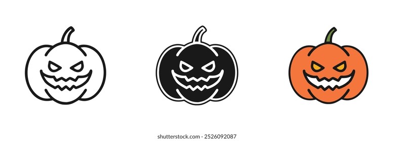 Jack O Lantern clipart vector illustration