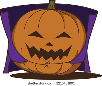 Jack o' lantern in halloween