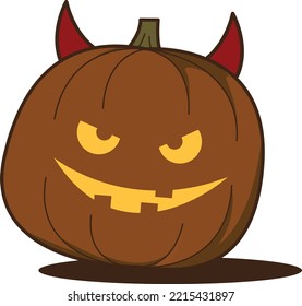 Jack o' lantern in halloween