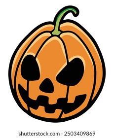 jack o lantern Halloween icon illustration
