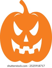 Diseño de arte de Clip de calabaza de halloween de Jack O Lantern sobre fondo aislado transparente blanco liso para tarjeta, camisa, sudadera con capucha, sudadera, ropa, tarjeta, etiqueta, taza, ícono, póster o insignia