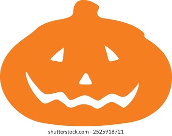 Diseño de arte de Clip de calabaza de halloween de Jack O Lantern sobre fondo aislado transparente blanco liso para tarjeta, camisa, sudadera con capucha, sudadera, ropa, tarjeta, etiqueta, taza, ícono, póster o insignia