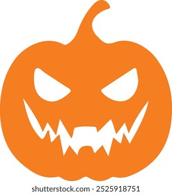 Diseño de arte de Clip de calabaza de halloween de Jack O Lantern sobre fondo aislado transparente blanco liso para tarjeta, camisa, sudadera con capucha, sudadera, ropa, tarjeta, etiqueta, taza, ícono, póster o insignia