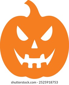 Diseño de arte de Clip de calabaza de halloween de Jack O Lantern sobre fondo aislado transparente blanco liso para tarjeta, camisa, sudadera con capucha, sudadera, ropa, tarjeta, etiqueta, taza, ícono, póster o insignia