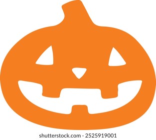 Diseño de arte de Clip de calabaza de halloween de Jack O Lantern sobre fondo aislado transparente blanco liso para tarjeta, camisa, sudadera con capucha, sudadera, ropa, tarjeta, etiqueta, taza, ícono, póster o insignia