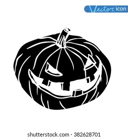  Jack O Lantern halloween pumpkin. vector illustration