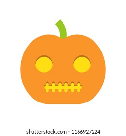 jack o lantern, Halloween related icon, flat design