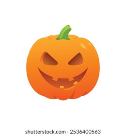 jack o lantern icon vector illustration style
