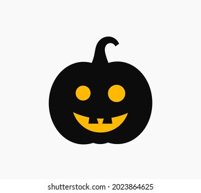 Jack O Lantern pumpkin Halloween cute icon. Vector illustration