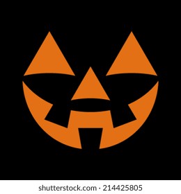 Jack O Lantern Pumpkin Vector Icon