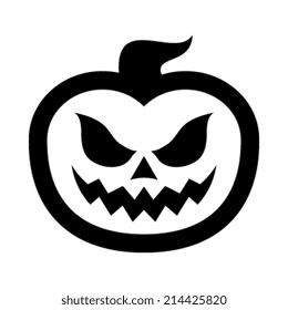 Jack O Lantern Pumpkin Vector Icon