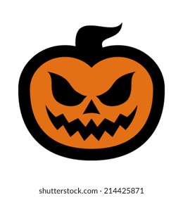 Jack O Lantern Pumpkin Vector Icon