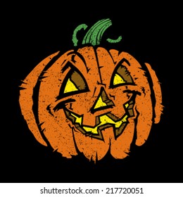 Jack O Lantern Pumpkin Vector Icon