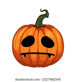 jack o lantern pumpkin vector illustration. images produced without the use of any form of AI software