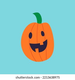 jack o lantern silhouette isolated vector illustration. Element for halloween needs