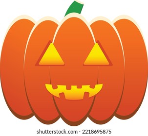 Jack o latern para el afiche de halloween y más 