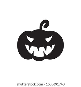 Jack o'lantern Happy Halloween icon vector illustration