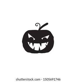 Jack o'lantern Happy Halloween icon vector illustration