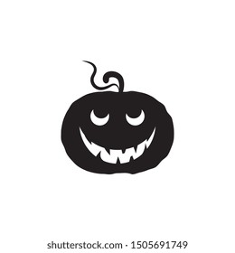 Jack o'lantern Happy Halloween icon vector illustration