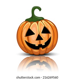 Jack O'Lantern Illustration isolated on a white background