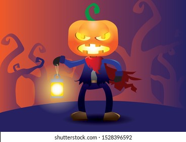 Jack o'Lantern vetorial - Halloween