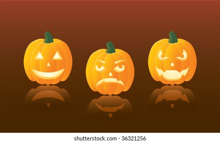 Jack O'Lanterns for Halloween, illustration