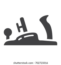 Jack plane glyph icon, build and repair, carpentry sign vector graphics, a solid pattern on a white background, eps 10.