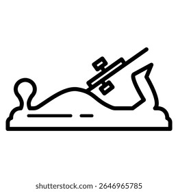 Ícone de avião Jack ilustração livre de royalty do projeto vetorial